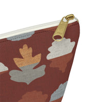 Frond Accessory Pouch w T-bottom in Red